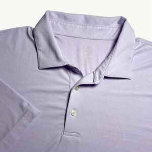 Southern Tide Performance Polo Shirt Mens XXL Purple Short Sleeve Golf Brrr Tech